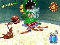 une photo d'Ã©cran de Super Mario Sunshine sur Nintendo Gamecube